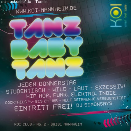 tanz baby tanz Werbeplakat