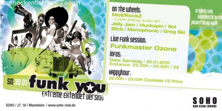 Funk You! (extended version) Werbeplakat