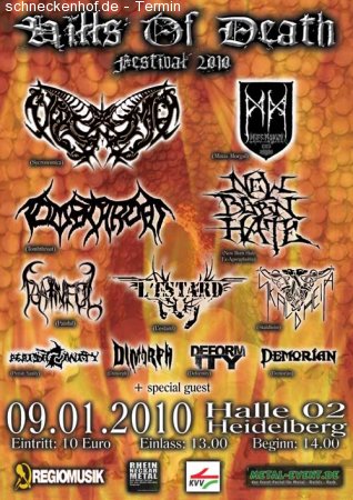 Hills of Death Festival Werbeplakat