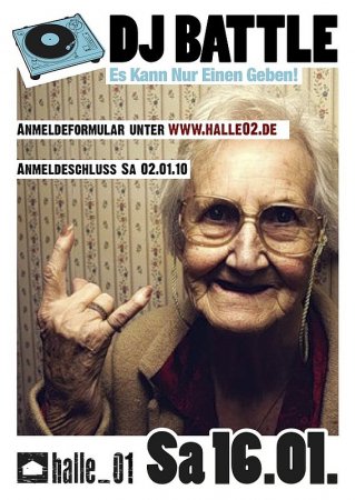 DJ Battle Werbeplakat