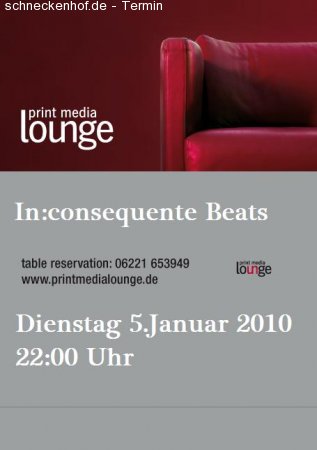 In:consequente Beats Werbeplakat