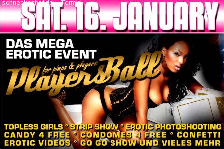 Players Ball Werbeplakat