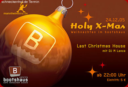 Holy X-Mas  Werbeplakat