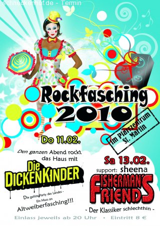 Rockfasching in St. Martin Werbeplakat