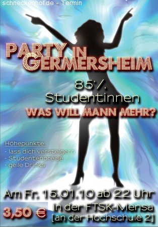 Männerversteigerungs-Party Werbeplakat