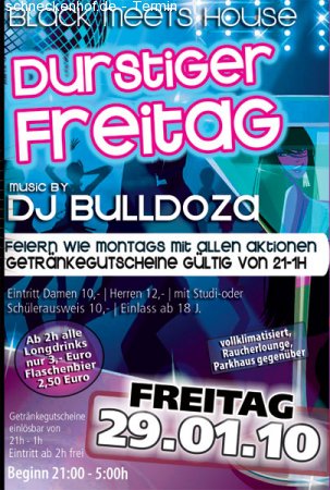 Durstiger Freitag Werbeplakat