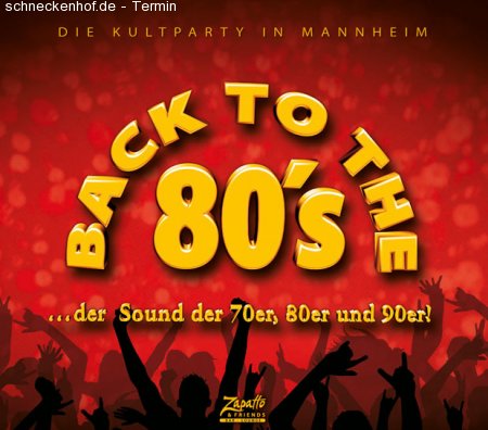 Back to the 80's Werbeplakat
