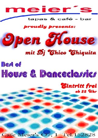 Open House Werbeplakat