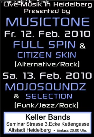 KELLERBANDS LIVE Werbeplakat