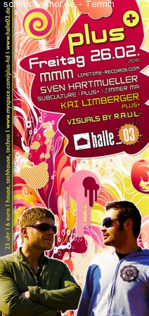 Plus+ mit MMM, Sven Hartm. Werbeplakat