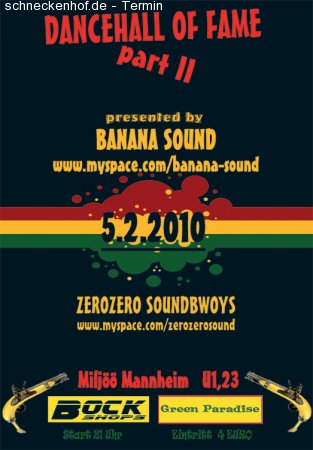 Dancehall of Fame Werbeplakat