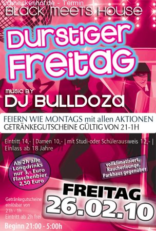 Durstiger Freitag Werbeplakat