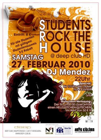 Students Rock the House Werbeplakat