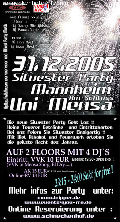 Silvester Party 05/06 Werbeplakat