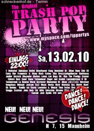 Trash Pop Party Werbeplakat