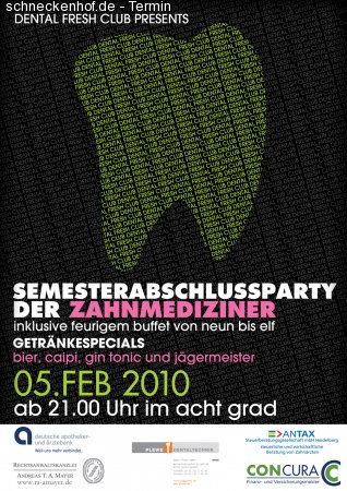 Zahniparty Werbeplakat