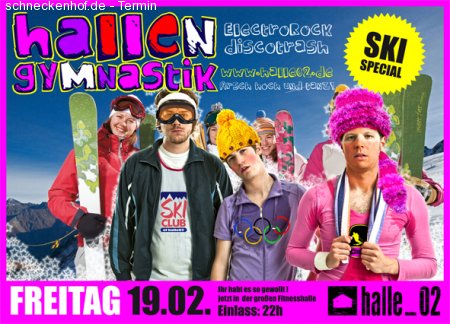 Hallengymnastik Werbeplakat