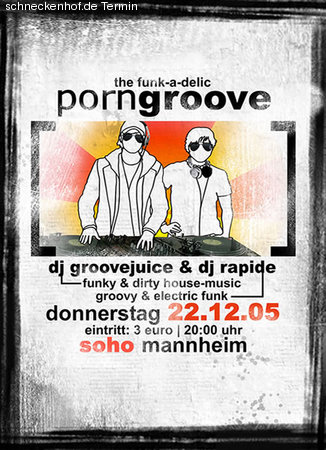 the funka-a-delic porngroove Werbeplakat