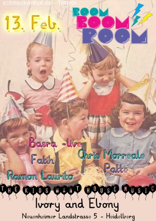 Boom Boom Room Werbeplakat