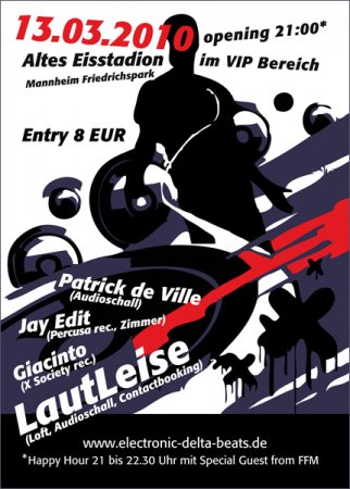 Electronic Delta Beats meets Local Heroes Werbeplakat