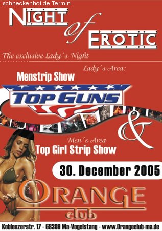 Night of Erotic Werbeplakat