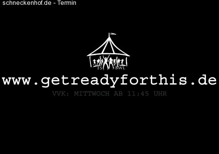 BWLer Fete: get ready for this Werbeplakat