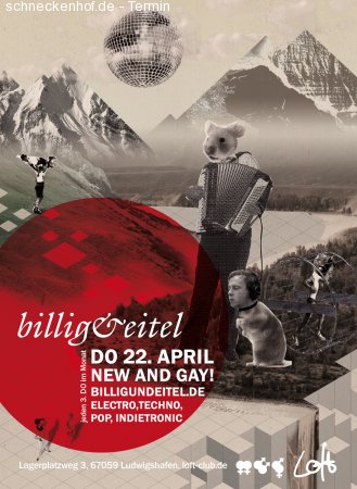 billig&eitel Werbeplakat