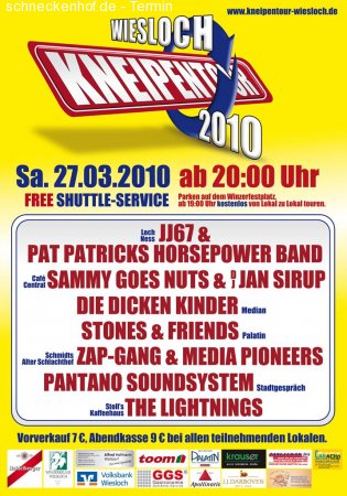 Kneipentour Wiesloch Werbeplakat