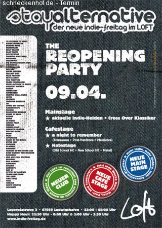 Stay Alternative der neue Indie Freitag Werbeplakat