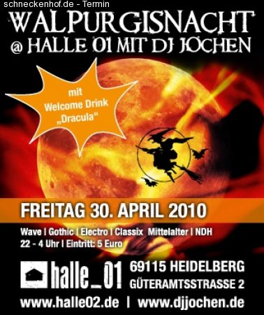 Schwarzes Heidelberg - Walpurgisnacht Werbeplakat