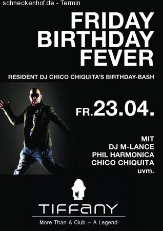 Chico Chiquita's B-DayBash Werbeplakat