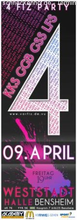 Die Vorfinanzierungsfeier Südhessens! Werbeplakat