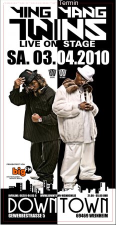 YING YANG TWINS Werbeplakat