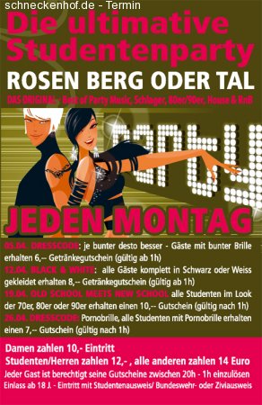 Die ultimative Studentenparty Easter Special Werbeplakat