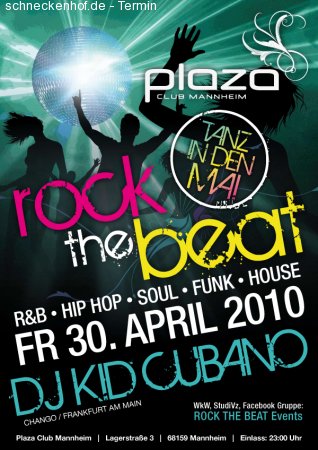 Rock the Beat - Tanz in den Mai Werbeplakat