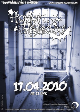 Horror Highschool Werbeplakat