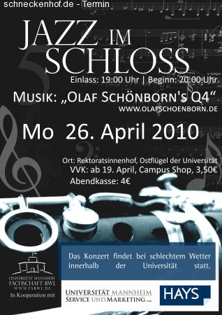 Jazz im Schloss Werbeplakat