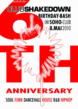 ClubShakeDown Werbeplakat