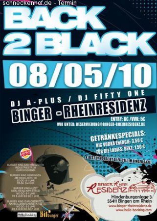 Back 2 Black Werbeplakat