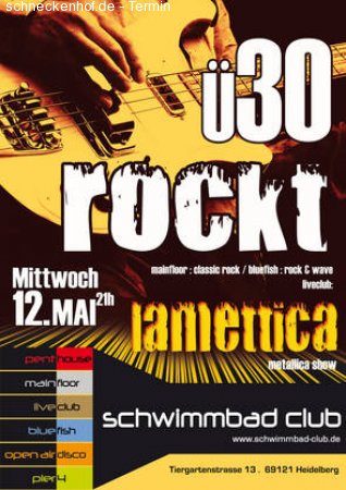 ü30 rockt Werbeplakat