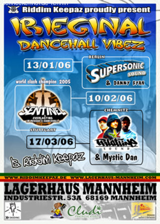 Irieginal Dancehall Vibez Werbeplakat