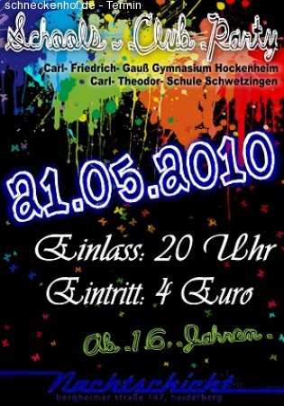 School's Club Werbeplakat