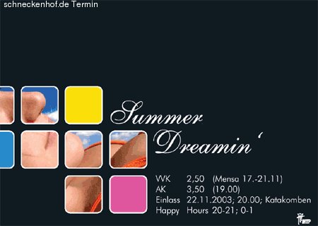 Summer Dreamin' Werbeplakat