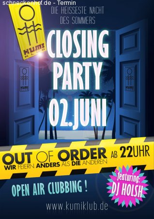 Big Summer Closing Party Werbeplakat