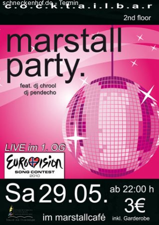 Marstallparty Werbeplakat