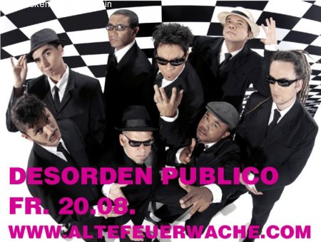 Desorden Público Werbeplakat