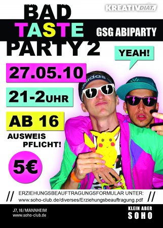 Bad Taste #2 Werbeplakat