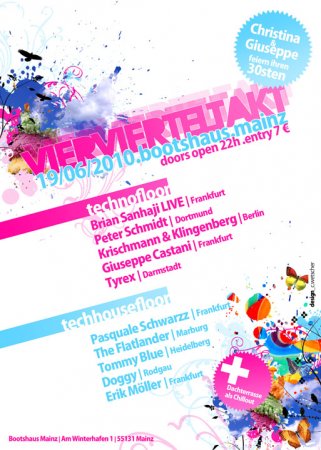 VierViertelTakt Werbeplakat