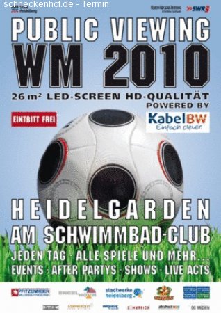 Public Viewing Werbeplakat