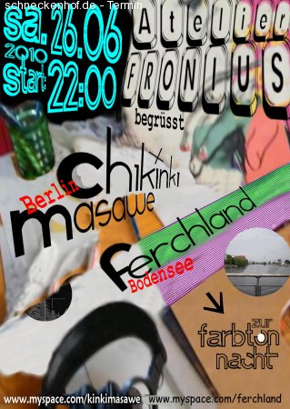 FarbTon Nacht Werbeplakat